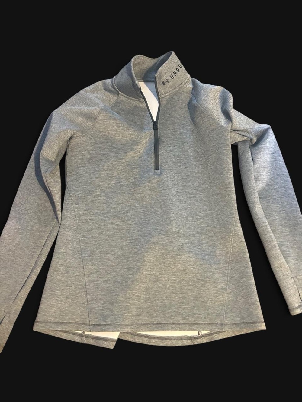 Under Armour Gray Quarter-Zip Long Sleeve Pullover